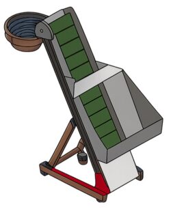 Système de trémie en pente raide pour l&rsquo;alimentation en vrac